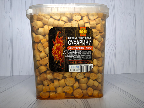 Сухарики с красной икрой в Орехово-Борисово
