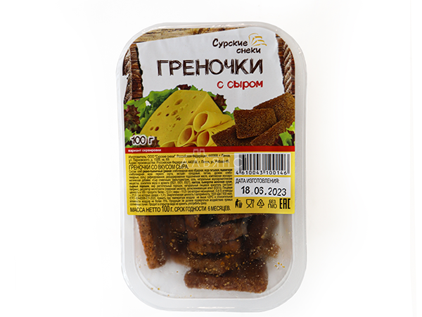 Сурские гренки со вкусом Сыра (100 гр) в Орехово-Борисово