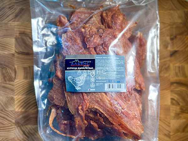 Мясо (АЛЬЯНС) вяленое курица 500гр "С халапеньо" в Орехово-Борисово