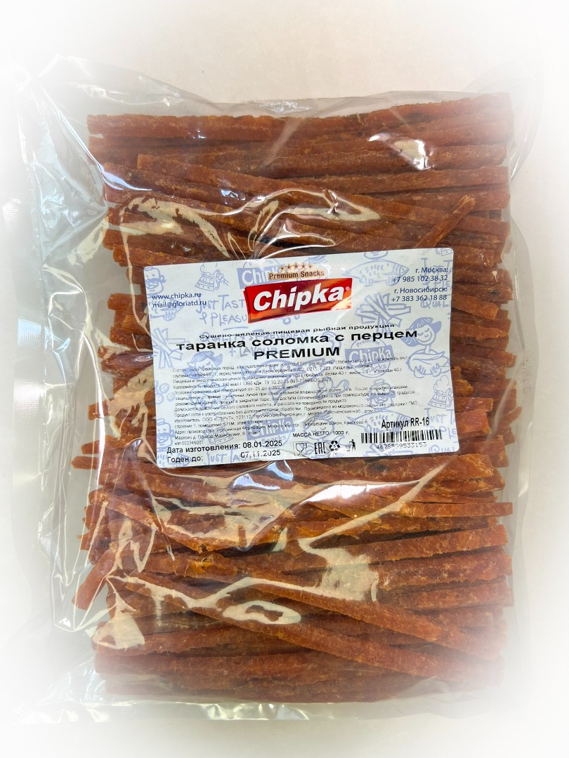 Таранка с перцем (соломка) (Chipka ПРЕМИУМ) в Орехово-Борисово