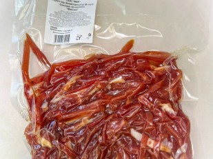 Форель балык холодного копчения: Мясо Соломка свиная 