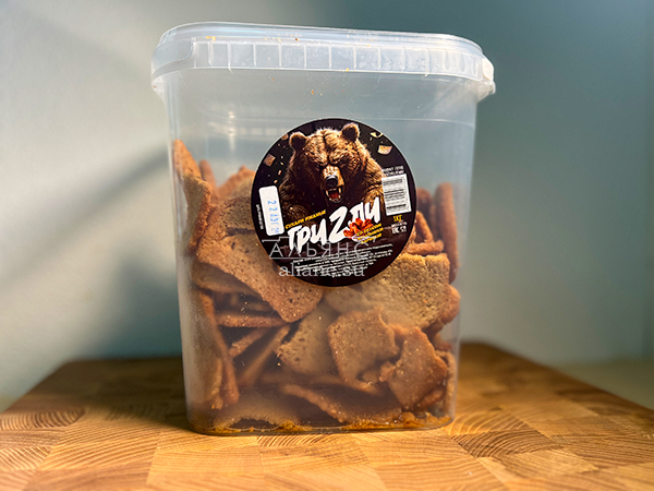 Ведро Ржаные гренки со вкусом Крылышки Барбекю (1 кг) в Орехово-Борисово