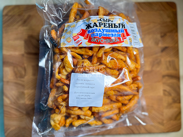 Жареный сыр "ВКУСНЯШКА" со вкусом пармезан (500 гр) в Орехово-Борисово