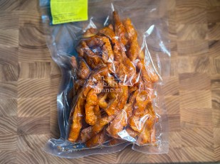 Сырный продукт ФЕРМЕРСКИЙ бочонок белый: Жареный сыр СПАГЕТТИ 