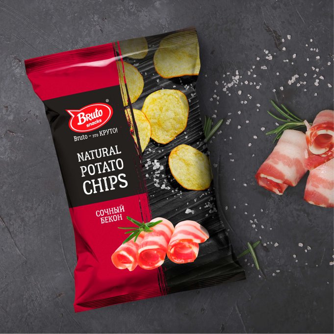 Картофель «Бруто» со вкусом бекона 70 гр. в Орехово-Борисово